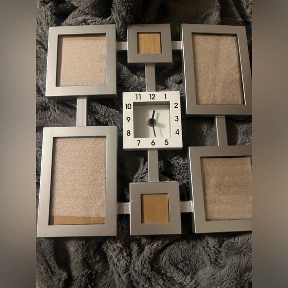 Other - Clock with several picture frames